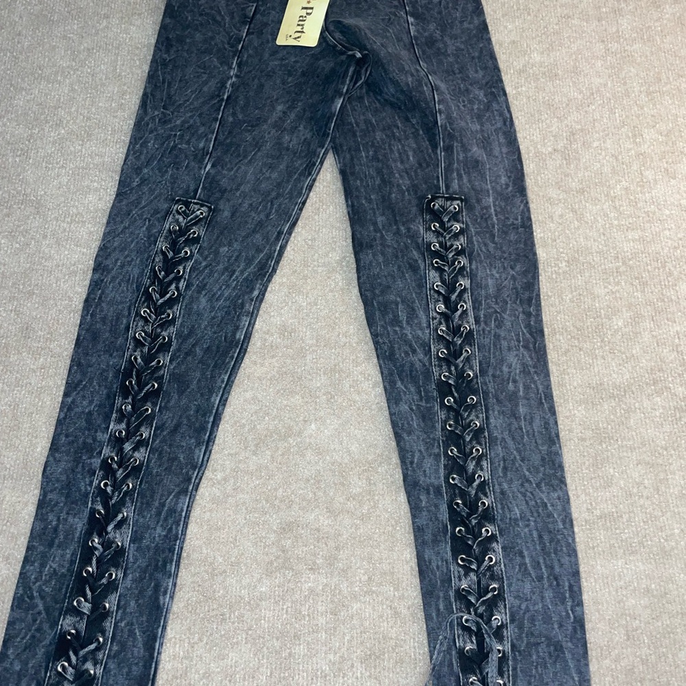T Party Fashion Charcoal leggings